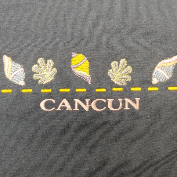Pretty Blue 100% Cotton Cancun T-Shirt!!! - Picture 8 of 8